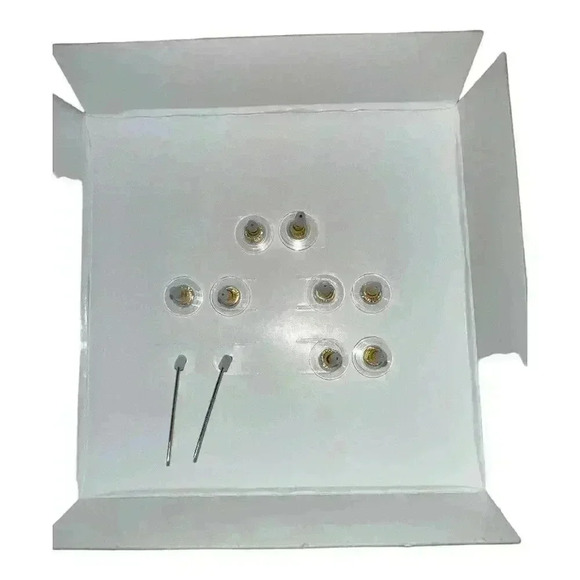 RACHEL Rachel Roy Gold Tone Box Earring Set - Picture 2 of 4